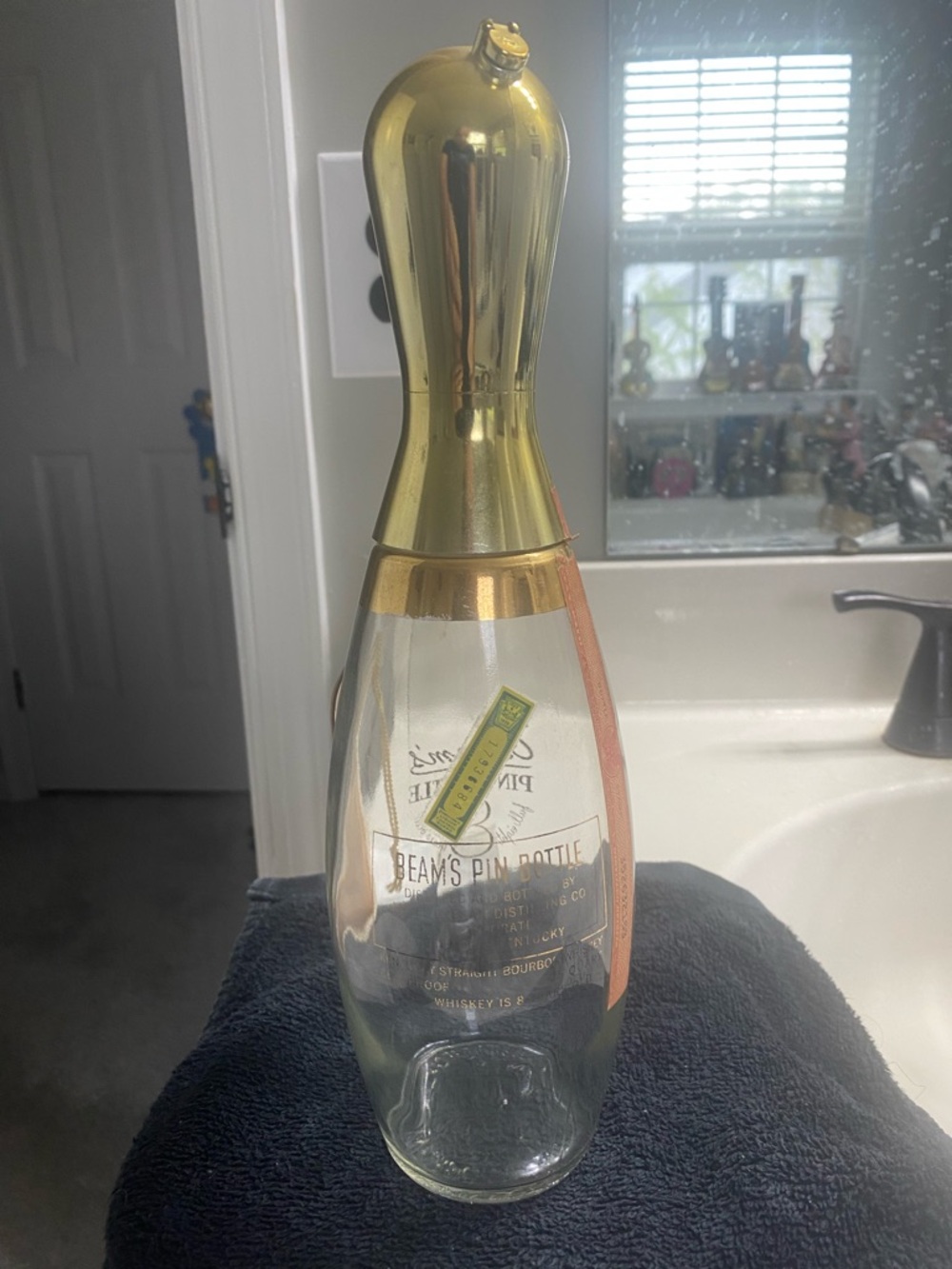 Gold-Accent Decorative Bottle Vase - Home Accents
